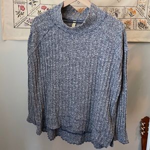 Free people long sleeve mock neck top